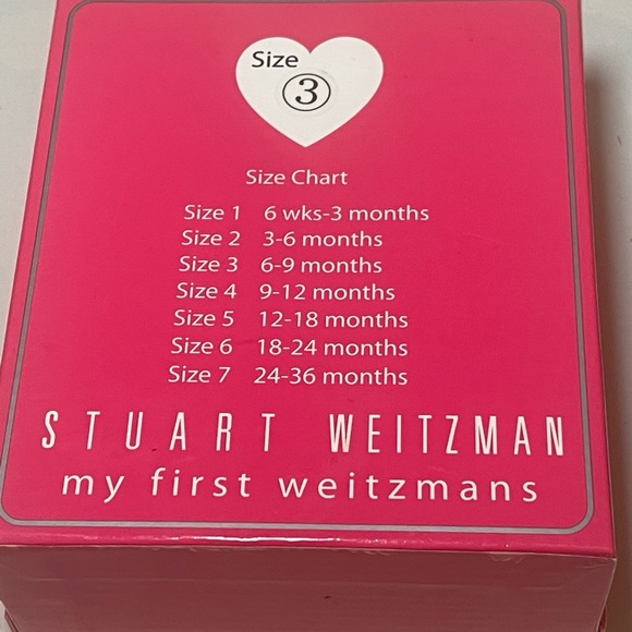 Stuart Weitzman Baby's Crib Shoes 'My First Weitzmans' Size 3 NWT - Picture 4 of 8